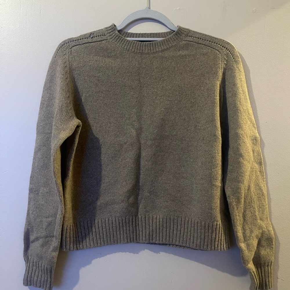Women's Crewneck Sweater in Taupe